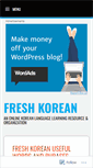 Mobile Screenshot of freshkorean.com